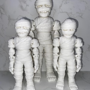 Flexi Mummi - Giocattolo articolato - Decorazione o giocattolo di Halloween - Giocattolo sensoriale Fidget - Giocattolo da scrivania
