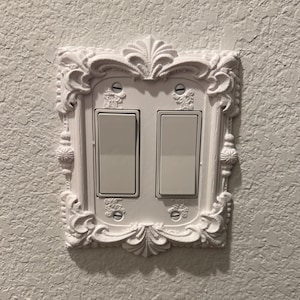 Viktorianische Pracht Lichtschalter Abdeckung, viktorianisches Dekor, Rocker, Eclectic, Vintage, Steckdose, Knebel