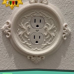 Mid Century Light Switch Cover, Victorian Decor, Rockers, Toggles, Outlet Cover, Eclectic, Vintage