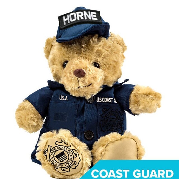 Personalized Coast Guard Teddy Bear