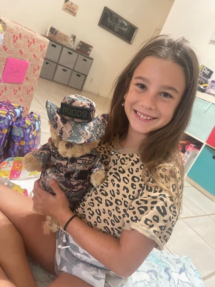 Personalized Marine Teddy Bear