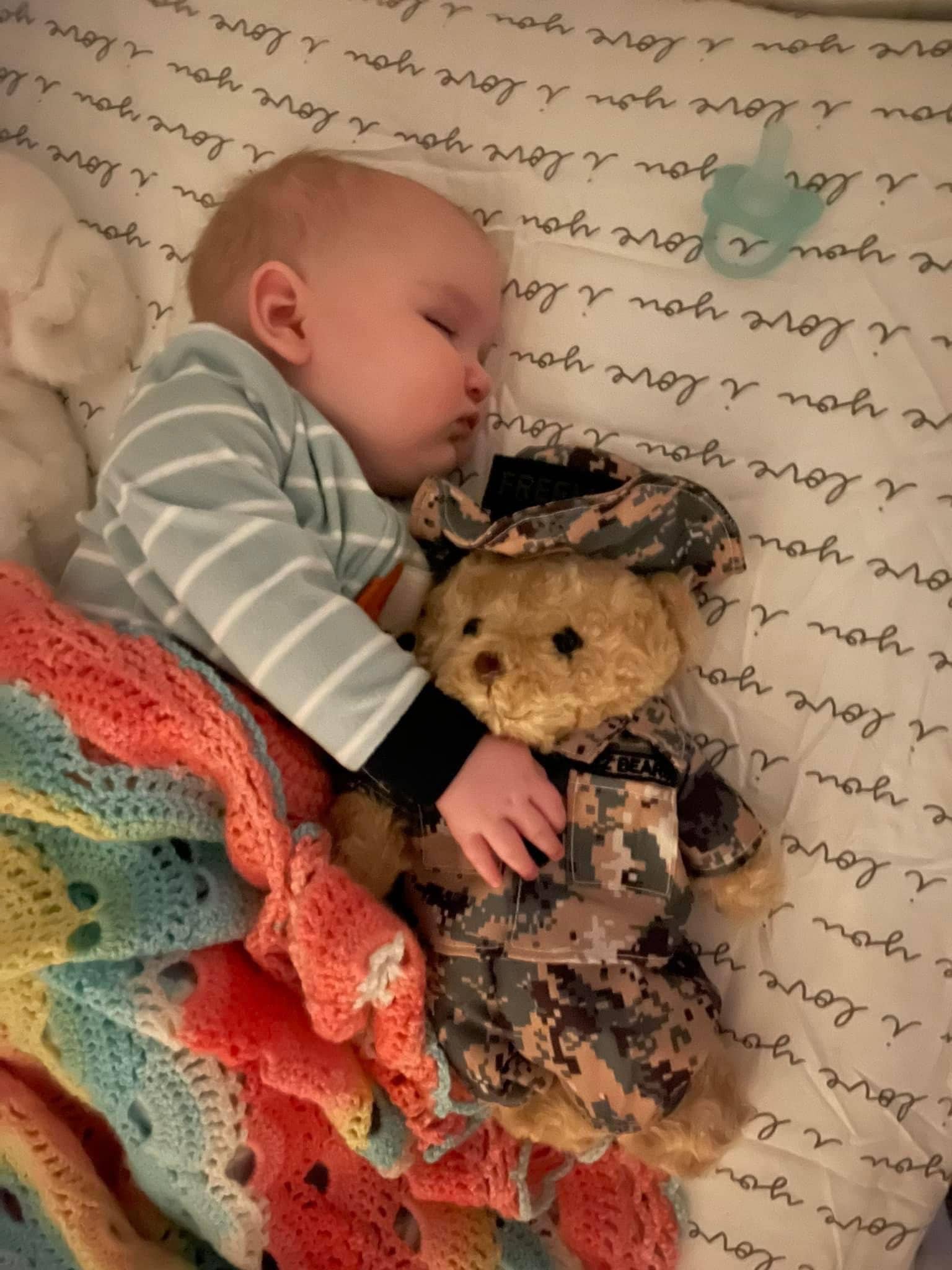 Personalized Marine Teddy Bear
