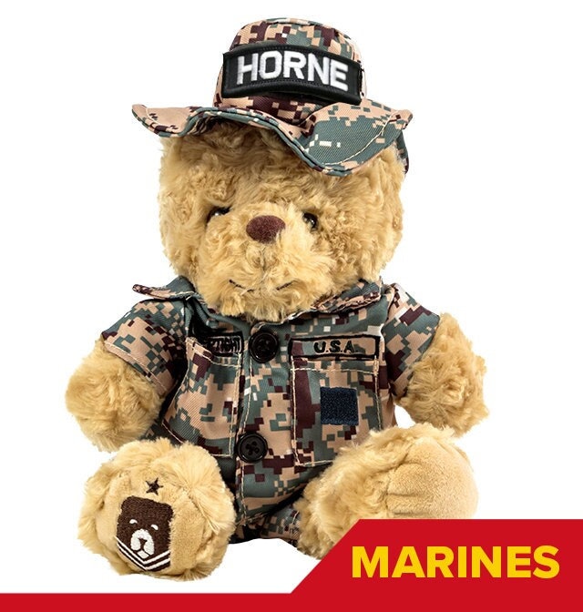 Personalized Marine Teddy Bear