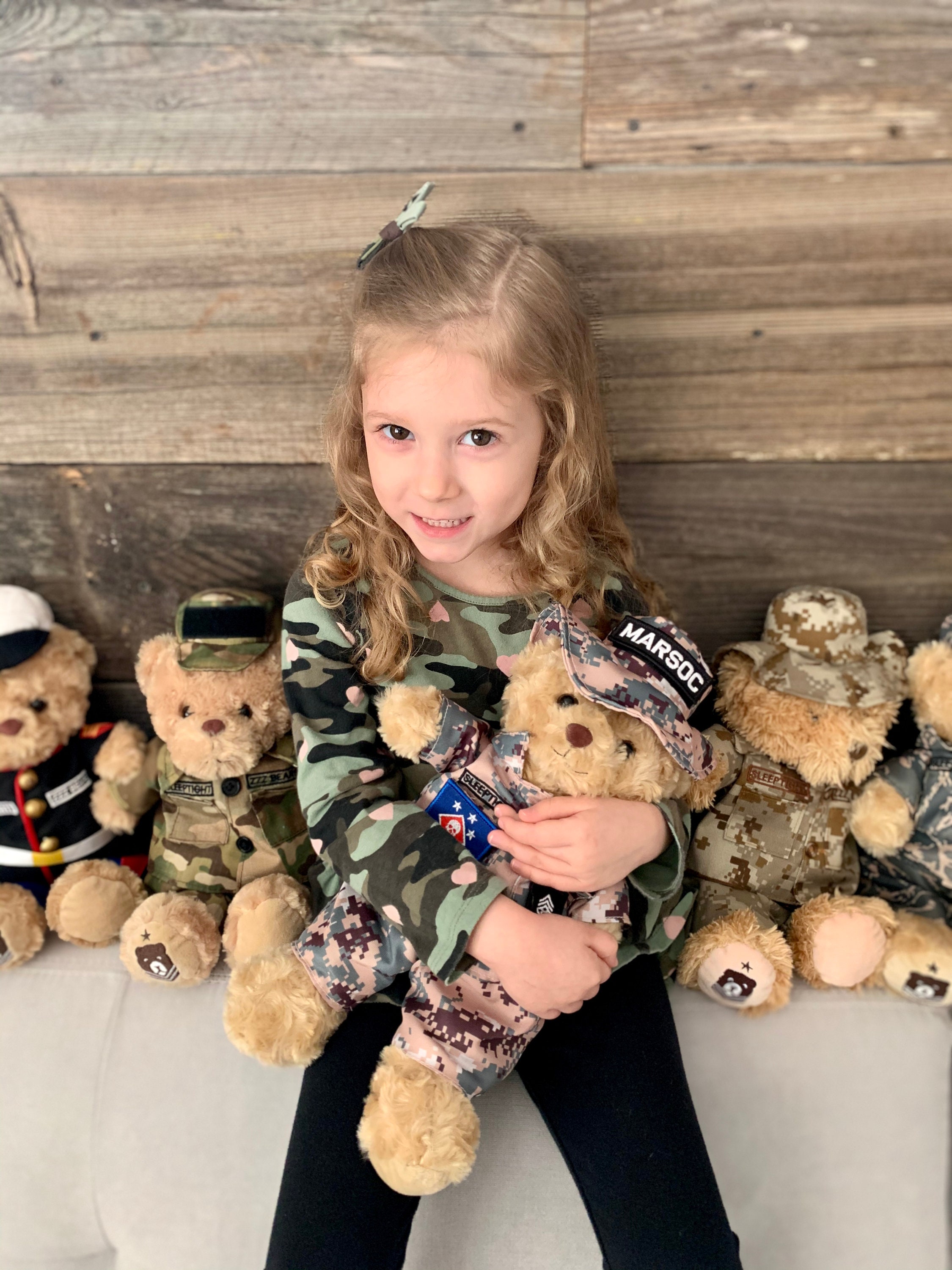 Personalized Marine Teddy Bear