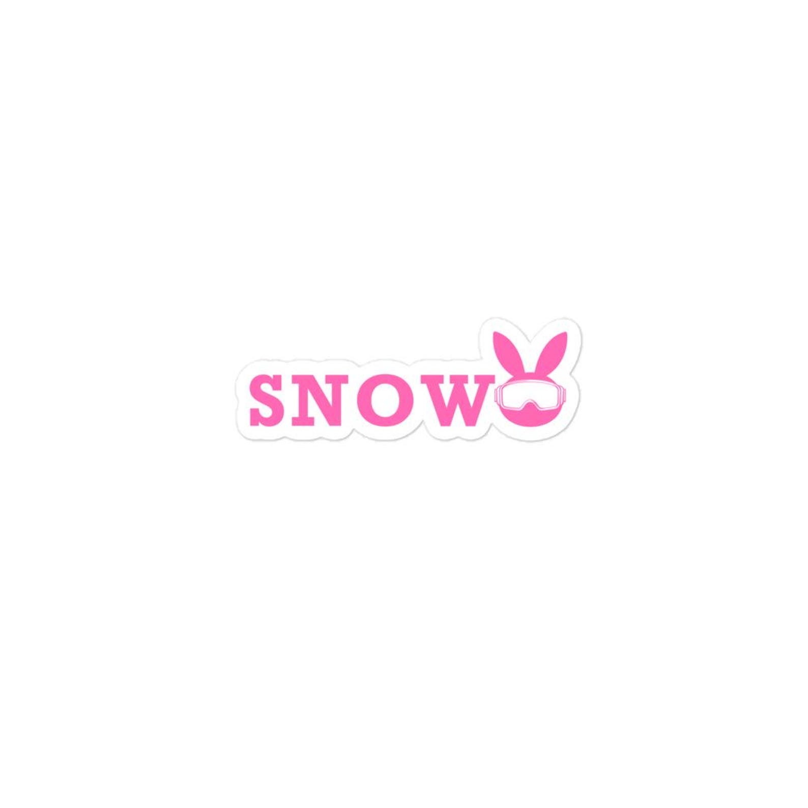 Snow Bunny Snowboard Sticker - Ski Helmet Sticker, Snowboard Helmet ...