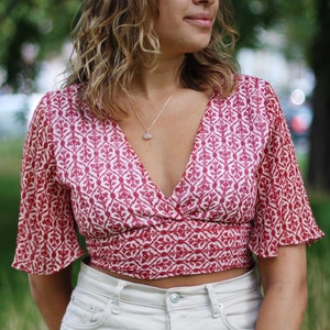 Amber Blouse Red image 1