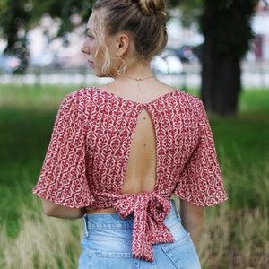 Amber Blouse Red image 2