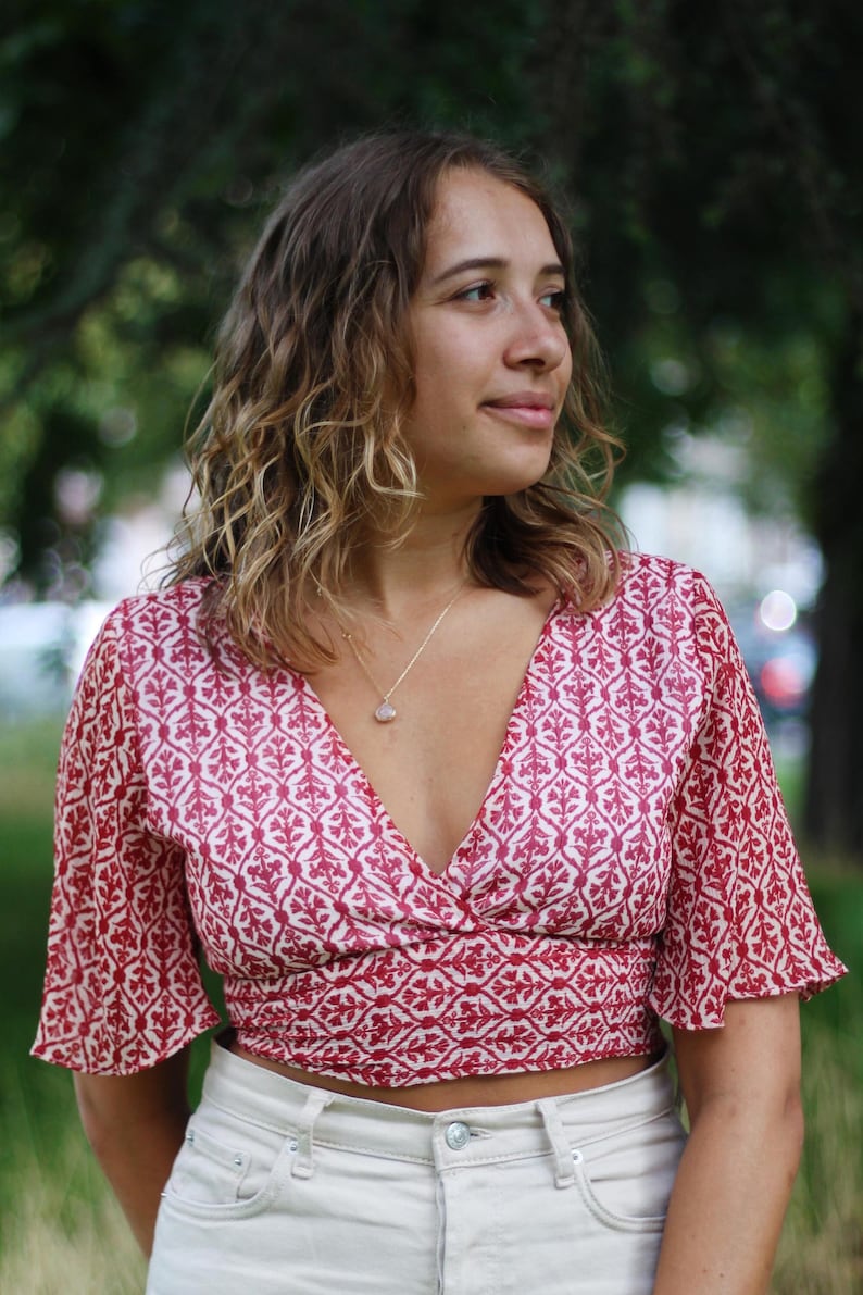 Amber Blouse Red image 1