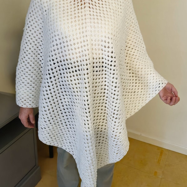 Poncho femme