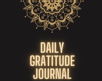 Printable Daily Gratitude Journal - Etsy