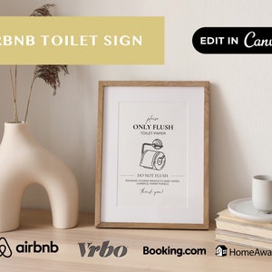 May include: A framed sign with a black and white illustration of a toilet paper roll and the text "Please Only Flush Toilet Paper. Do Not Flush Feminine Hygiene Products, Baby Wipes, Garbage, Paper Towels. Thank you!"