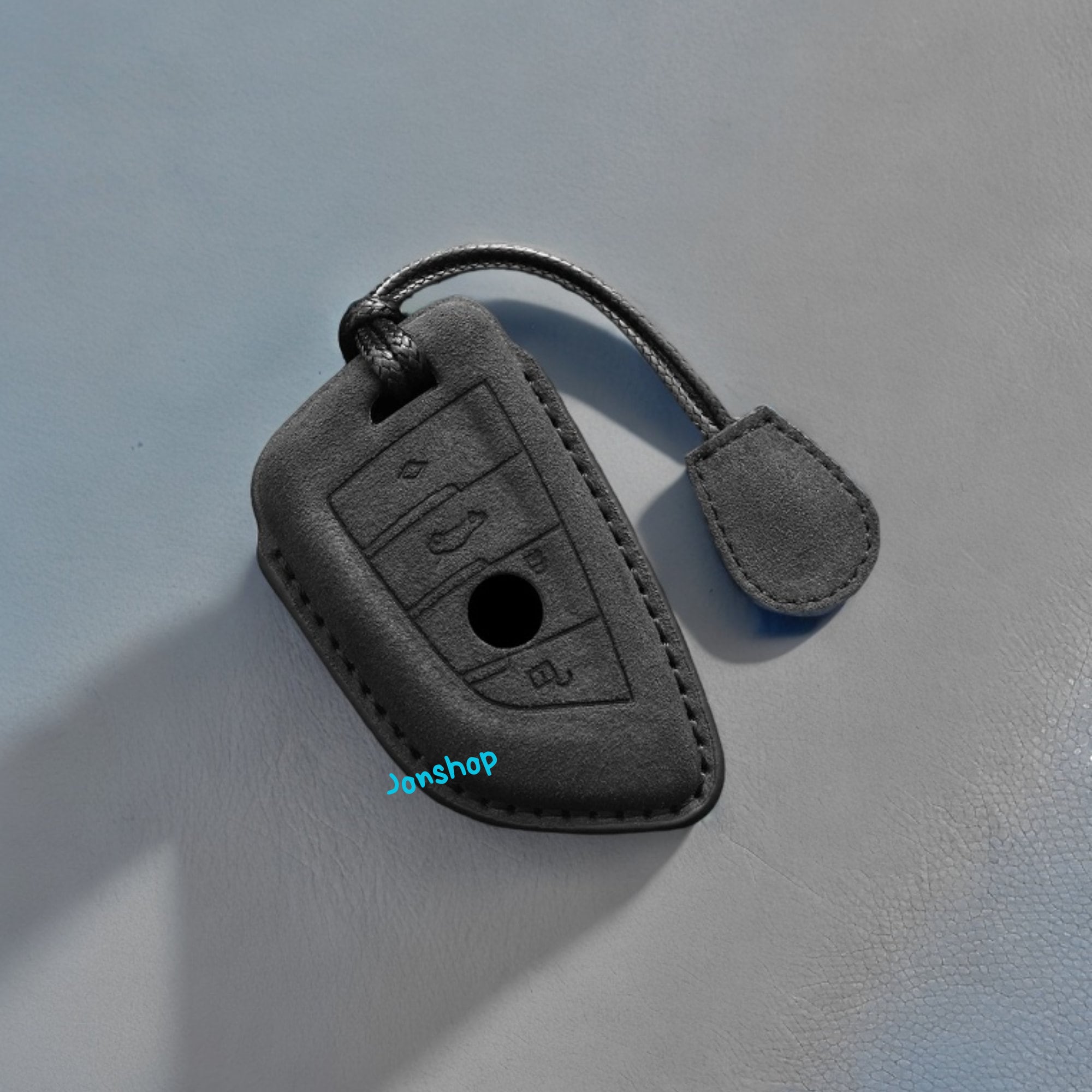Alcantara Schlüsselhülle (LEK76) passend für Volkswagen, Skoda