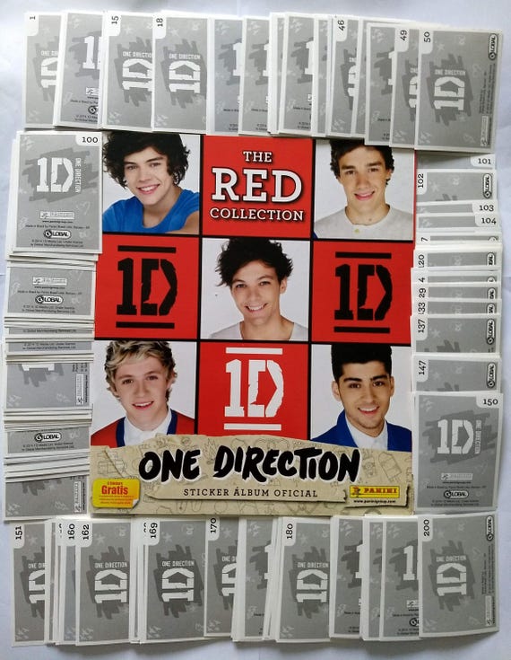 Panini ONE DIRECTION With All 200 Stickers COMPLETE Album Harry