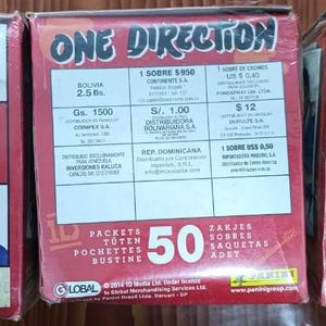 3 dozen Panini ONE DIRECTION Harry Styles-packs stickers