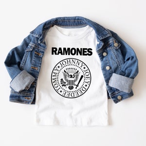 Ramones Shirt for toddlers, Kids Ramones Shirt, Toddler Vintage Music Tee, Toddler Punk Rock shirt, Youth Ramones Shirt, Kids Music Tshirt