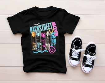 Chemise musique rétro Backstreet Boys pour tout-petits, chemise Backstreet Boys pour tout-petits, chemise Backstreet Boys pour bébé, t-shirt Boy Band, t-shirt musique des années 90, chemise BSB