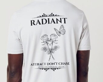Radiant premium flower design T shirt