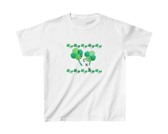 Lucky Shamrock Heavy Cotton Kids Tee