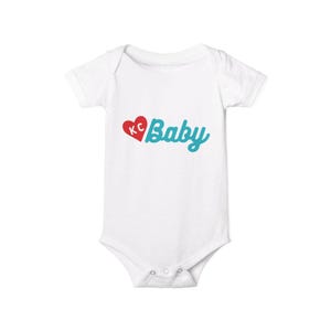 Kansas City Baby Onesie, 100% Cotton Jersey One-Piece, KC Current Short-Sleeve Bodysuit, Boy/Girl Gift, KC Baby Clothes, KC Baby Outfit image 2