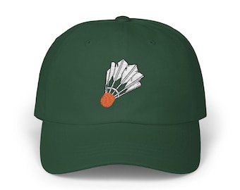 Badminton Classic Dad Cap, Shuttlecock Baseball Hat, Kansas City Sports Cap, Unisex Summer Hat, KC Cap, Kansas City Iconic Hat