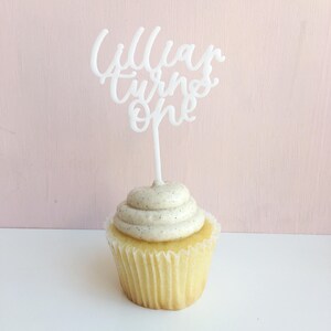 Set of Custom Cupcake Toppers | Cupcake Toppers | Personalized Cupcakes | Kids Party | Birthday Party | First Birthday | Cupcake Decorations