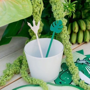 Set of Dinosaur Drink Stirrers | Dino Party | Three Rex Party | Four-a-Saur Party | Kids Birthday | Boy Birthday | Teen Party