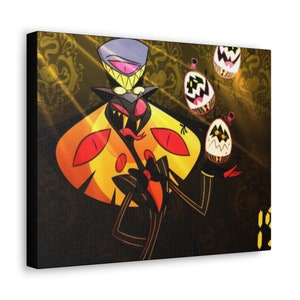 Sir Pentious Canvas Wall Art Hazbin Hotel