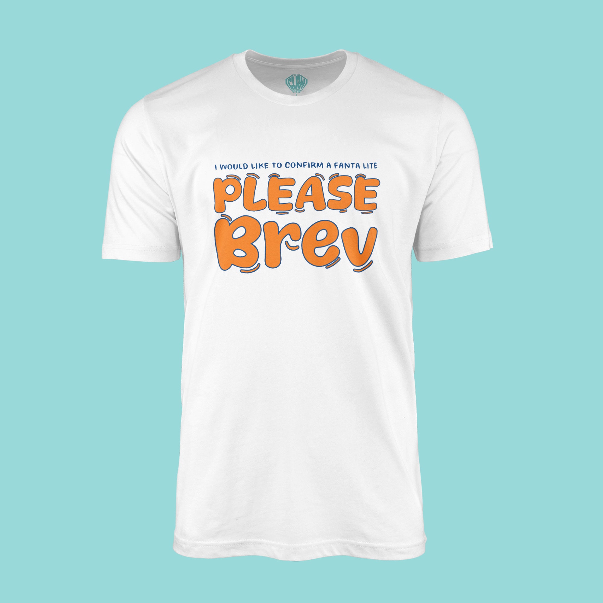 Fanta Lite Please Brev T-shirt White- Castillo Tiktok Sounds