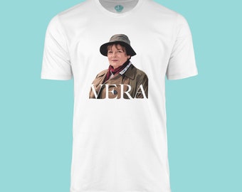 Vera Stanhope Brenda Blethyn T-shirt blanc - Série policière dramatique policière