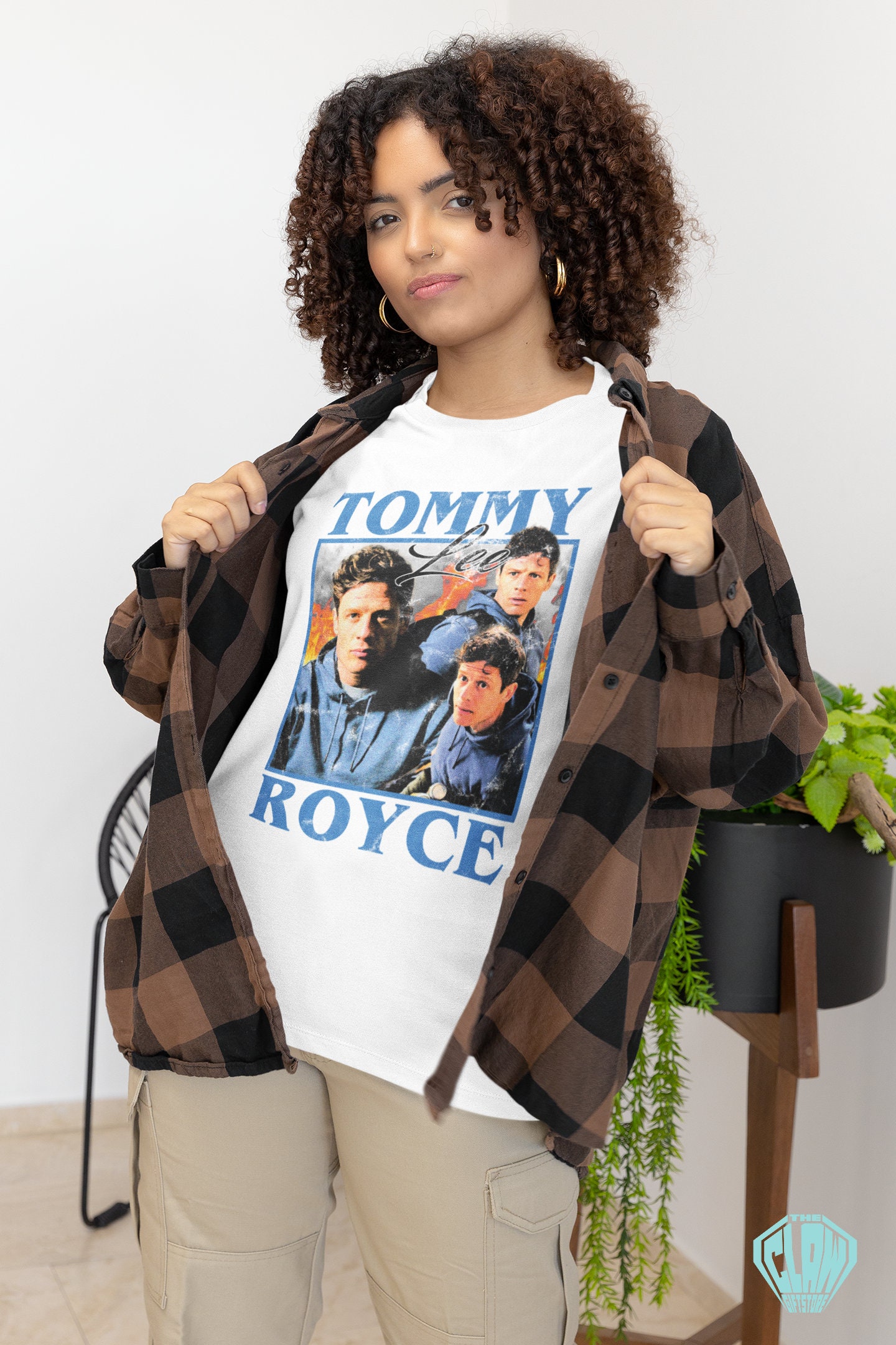 Tommy Lee Royce 90's Bootleg T-shirt White - Happy Valley James