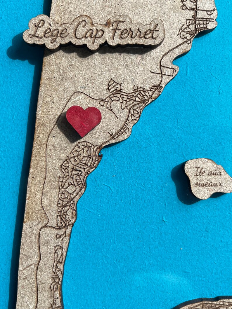 Carte relief bassin d’arcachon image 2