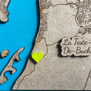 Carte relief bassin d’arcachon image 3