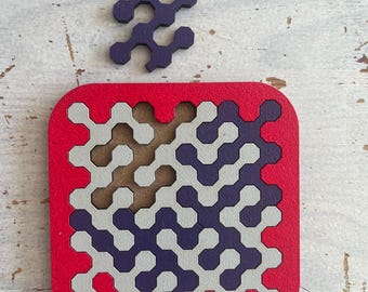 Sous-verres puzzle à jouer