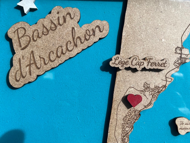 Carte relief bassin d’arcachon image 5