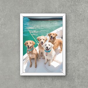 Palm Beach Wall Art , Boat Day, Palm Beach Art , Palm Beach Poster , Palm Beach , High Society Print, Animal Poster Digital Download