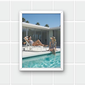 Palm Springs Pool Print: Mid-Century Modern Glamour (Digital Download)