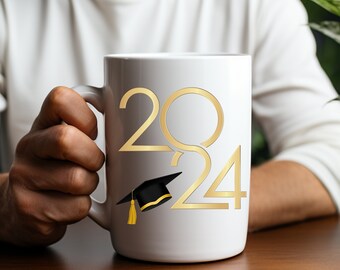 Class of 2024 Mug, Gift for Graduation, Graduation Mug, Ceramic Mug Graduate 2024-Ceramic Mug 15oz