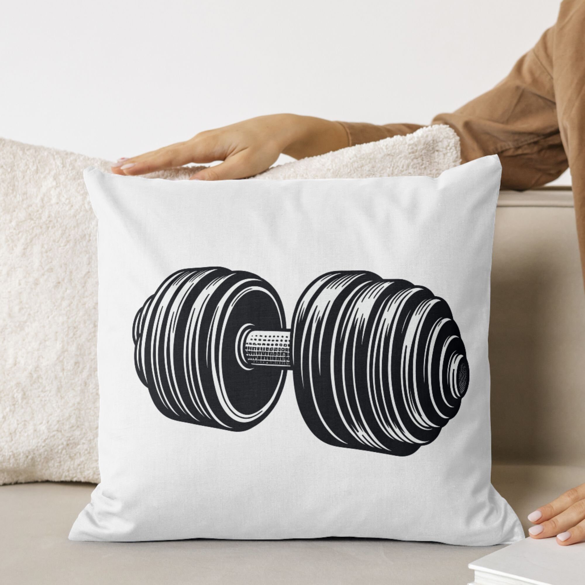 Dumbbell SVG Gym Cut Files Weight Lifting SVG Workout Svg Barbell Svg ...