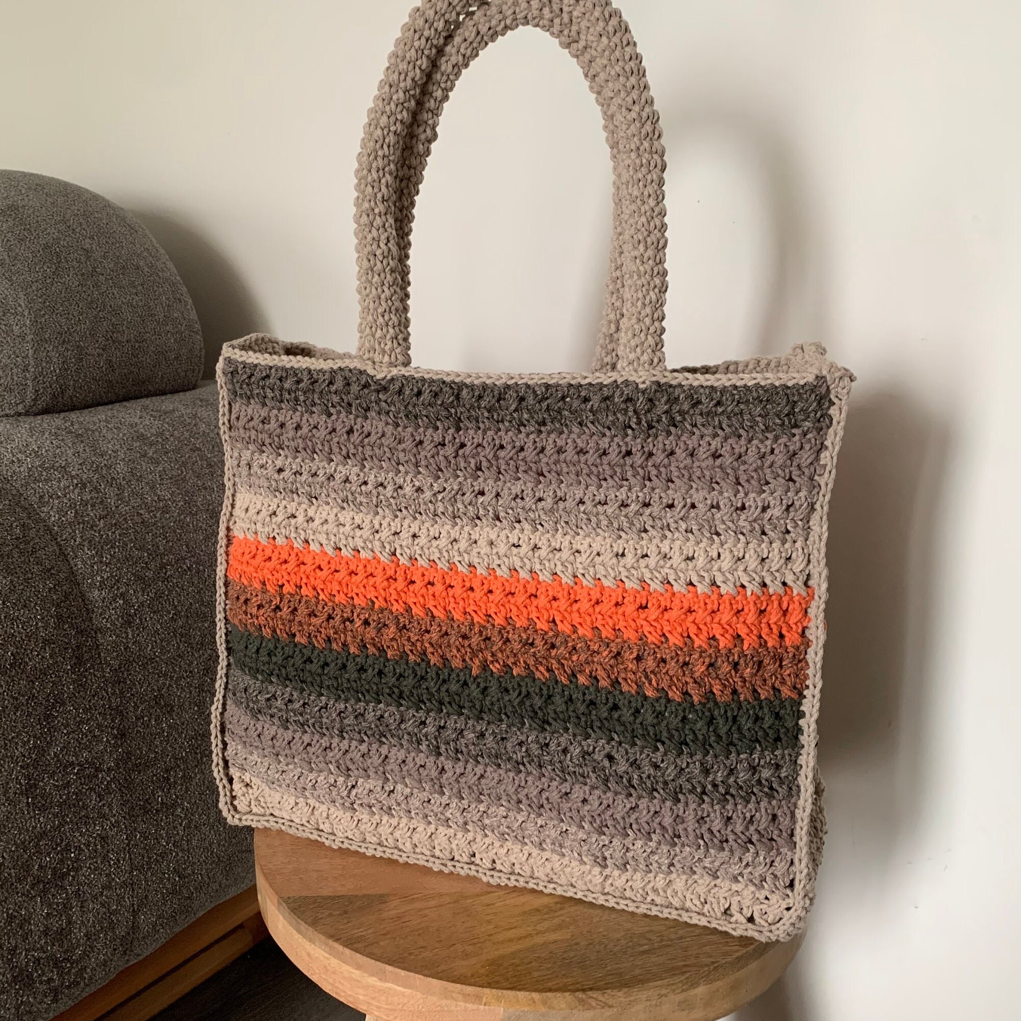 Handmade Crochet Bag, Beach Bag, Gift, Knitting, Beach Bag, Bag