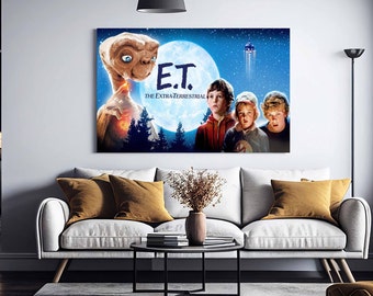 ET Canvas The Extra-Terrestrial Movie: decor scifi