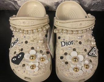 Stunning hand customised crocs bridal any size