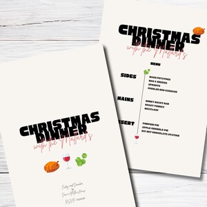 Weihnachtsreiseplan, Feiertagswochenende, festliche Einladung, Weihnachtstag bearbeitbare Vorlage, Sofort-Download