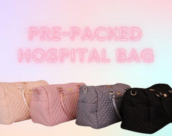 Pre-packed hospital birth bag travel diaper bag pre-packed hospital bag for new mom baby shower gift for mommy bag