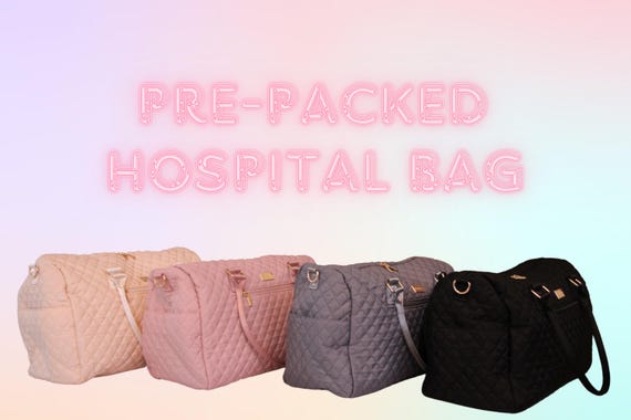 Pre-packed hospital birth bag travel diaper bag pre-packed hospital bag for new mom baby shower gift for mommy bag