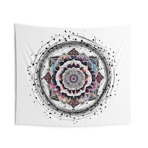 Mandala Tapestry Lotus Wall Hanging Mandala Lotus Tapestry Mandala Hanging Wall Art