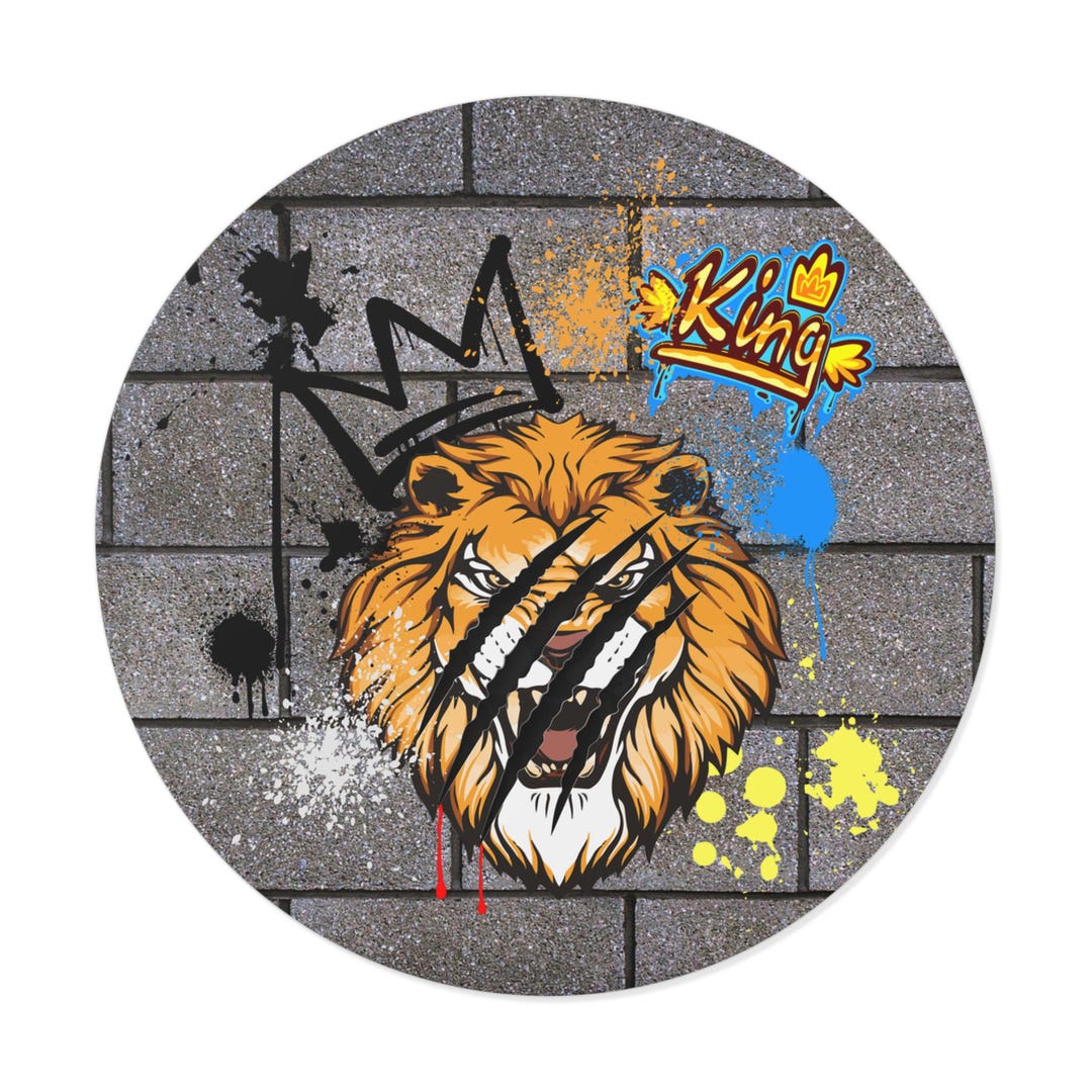 Lion King Graffiti Sticker: Urban Wall Art Vinyl Decal - Etsy