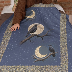 Raven pluche deken: gezellig dubbelzijdig fleece beddengoed