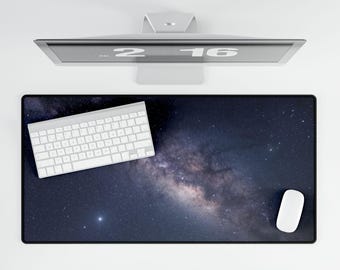 Tapis de bureau Voie lactée : tapis de jeu astronomie nuit étoilée