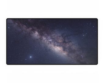 Tapis de bureau Voie lactée : tapis de souris gamer galaxie nuit étoilée