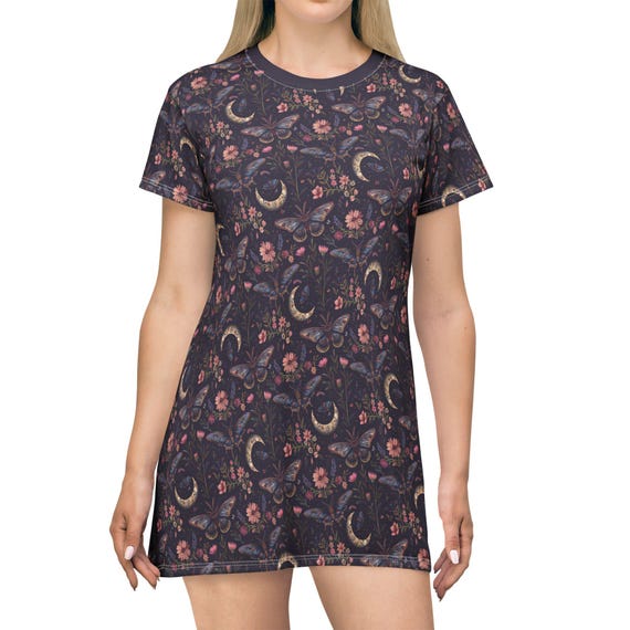 moth mini dress Ashmire Woodland Moth Mini Dress